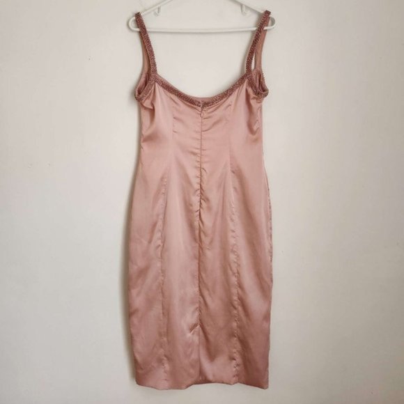 House of CB Camilla Pink Satin Dress As seen on Cassie in Euphoria Medium - Picture 5 of 14